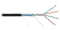 F/UTP 4pair, Cat5e, Solid, Out, PE (NKL 4700B-BK)