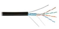 F/UTP 4pair, Cat5e, Solid, Out, Sw, PE (NKL 4905B-BK)