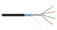 F/UTP 4pair, Cat5e, Solid, Out, PVC (NMC 4200B-BK)