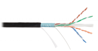 F/UTP 4pair, Cat6a, Solid, In/Out, нг(А)-HF (NMC 4255C-BK)