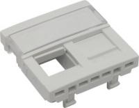 Вставка для 2-х модулей под RJ-45 кат.5e UTP, белая (45971 SBR)
