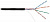 U/UTP 4pair, Cat5e, Solid, Out, PE (NKL 2600B-BK)