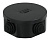 Коробка JBR080 D=80х40, 4 вых., IP44, черная (44005BL-1)