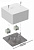 Коробка огнестойкая для к/к 40-0460-FR2.5-4-П Е15-Е120 с термопредохранителем 85х85х45