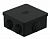 Коробка JBS080 85х85х40, 6 вых, IP44, черная (44006BL-1)