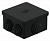 Коробка JBS070 70х70х40, 6 вых., IP44, черная (44056BL-1)